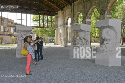 Venice 28 may 2013 - Art in Venice - Fondazione Giorgio Cini: Marc Quinn Exposition in S.Giorgio Island artist arte ©Graziano Arici/Rosebud2