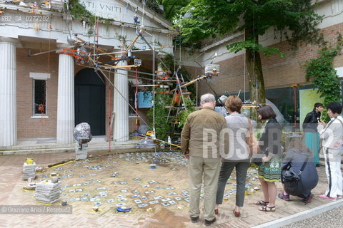 Venice 28 may 2013 - 55th Exhibition Biennale Gardens USA Pavillon Sarah Szee Work - artist arte ©Graziano Arici/Rosebud2