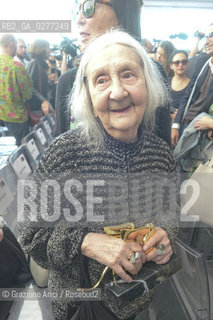 Venice 28 may 2013 - Il Palazzo Enciclopedico 55th Exhibition Biennale Gardens  Golden Lion for Lifetime Achievement  Marisa Merz - artist arte ©Graziano Arici/Rosebud2