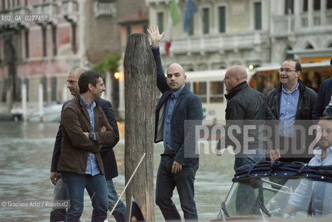 Venice 4 june 2013 writer and journalist Roberto Saviano in Venice letteratura giornalista ©Graziano Arici/Rosebud2