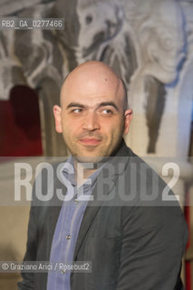 Venice 4 june 2013 writer and journalist Roberto Saviano in Venice letteratura giornalista ©Graziano Arici/Rosebud2