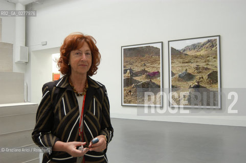 VENEZIA8/06/05 - 51 ESPOSIZIONE INTERNAZIONALE DARTE -UNA DELLE DUE CURATRICI DELLA BIENNALE MARIA DE CORRAL ©Graziano Arici/Rosebud2