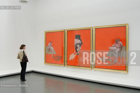 VENEZIA8/06/05 - 51 ESPOSIZIONE INTERNAZIONALE DARTE -  LA SALA DEL PITTORE FRANCIS BACON  ©Graziano Arici/Rosebud2