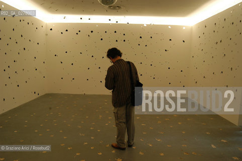 VENEZIA8/06/05 - 51 ESPOSIZIONE INTERNAZIONALE DARTE -  LA SALA  DI JORGE MACCHI  ©Graziano Arici/Rosebud2