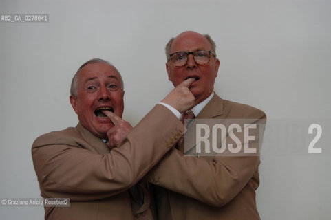 VENEZIA8/06/05 - 51 ESPOSIZIONE INTERNAZIONALE DARTE -  PADIGLIONE DELLA GRAN BRETAGNA: GLI ARTISTI GILBERT AND GEORGE ©Graziano Arici/Rosebud2