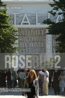 VENEZIA8/06/05 - 51 ESPOSIZIONE INTERNAZIONALE DARTE - IL PADIGLIONE ITALIA - THE ITALIA PAVILLION © GRAZIANO ARICI BIENNALE GIARDINI ©Graziano Arici/Rosebud2