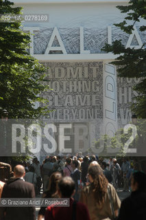VENEZIA8/06/05 - 51 ESPOSIZIONE INTERNAZIONALE DARTE - IL PADIGLIONE ITALIA - THE ITALIA PAVILLION © GRAZIANO ARICI BIENNALE GIARDINI ©Graziano Arici/Rosebud2