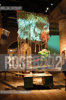 VENEZIA 8/06/05 - 51 ESPOSIZIONE INTERNAZIONALE DARTE - LARSENALE: THE ISTALLATION OF THE ARTIST JOHN BOCK : ZERO HERO ©Graziano Arici/Rosebud2