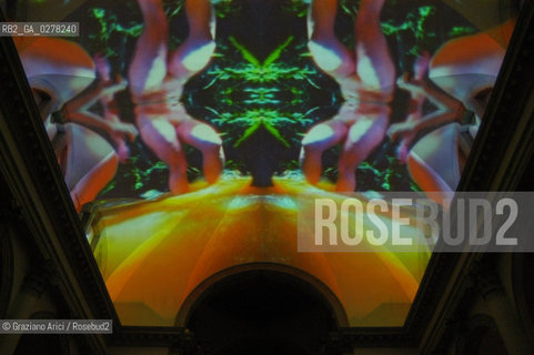 VENEZIA8/06/05 - 51 ESPOSIZIONE INTERNAZIONALE DARTE -CHIESA DI S.STAE - S.STAE  CHURCH - THE INSTALLATION OF THE ARTIST PIPILOTTI RIST © GRAZIANO ARICI BIENNALE ©Graziano Arici/Rosebud2