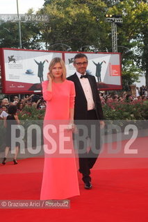 70th Venice International Film Festival - Venice August  28, 2013 - Laurent Vinay and actress Sophie Kennedy Clark attend The Opening Ceremony And Gravity Premiere .  - Red Carpet  ©Graziano Arici/Rosebud2