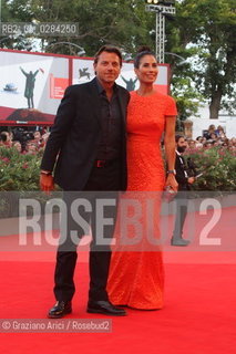 70th Venice International Film Festival - Venice August  28, 2013 - Alessio Vinci and Juliet Linley attend The Opening Ceremony And Gravity Premiere .  - Red Carpet  ©Graziano Arici/Rosebud2