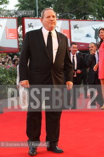 70th Venice International Film Festival - Venice August  31, 2013 - Red Carpet Film producer Harvey Weinstein  ©Graziano Arici/Rosebud2