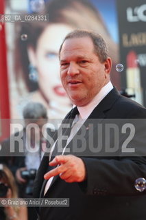 70th Venice International Film Festival - Venice August  31, 2013 - Red Carpet Film producer Harvey Weinstein  ©Graziano Arici/Rosebud2