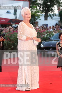 70th Venice International Film Festival - Venice August  31, 2013 - Red carpet of the movie Philomena. The atress Judi Dench  ©Graziano Arici/Rosebud2