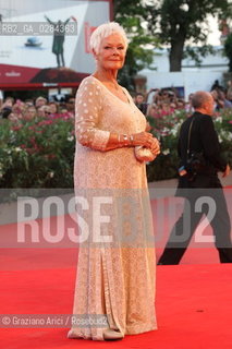 70th Venice International Film Festival - Venice August  31, 2013 - Red carpet of the movie Philomena. The atress Judi Dench  ©Graziano Arici/Rosebud2