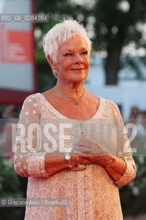 70th Venice International Film Festival - Venice August  31, 2013 - Red carpet of the movie Philomena. The atress Judi Dench  ©Graziano Arici/Rosebud2