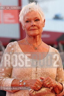 70th Venice International Film Festival - Venice August  31, 2013 - Red carpet of the movie Philomena. The atress Judi Dench  ©Graziano Arici/Rosebud2