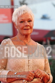 70th Venice International Film Festival - Venice August  31, 2013 - Red carpet of the movie Philomena. The atress Judi Dench  ©Graziano Arici/Rosebud2