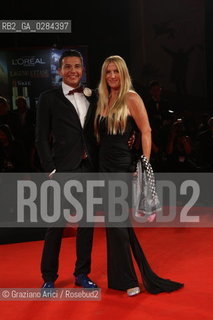 70th Venice International Film Festival - Venice August  31, 2013 - Red Carpet Diego Passoni and guest  ©Graziano Arici/Rosebud2