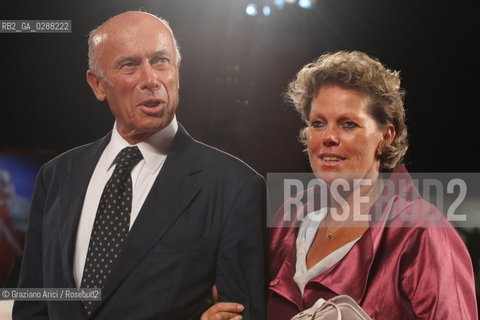 70th Venice International Film Festival - Venice September  05, 2013 - Red Carpet - Jas Gawronski and his wife  ©Graziano Arici/Rosebud2