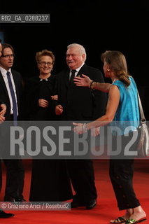70th Venice International Film Festival - Venice September  05, 2013 - Red Carpet of the movie Walesa - Man of Hopè - Lech Walesa and his wife Danuta Walesa  ©Graziano Arici/Rosebud2