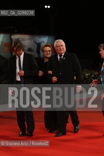 70th Venice International Film Festival - Venice September  05, 2013 - Red Carpet of the movie Walesa - Man of Hopè - Lech Walesa and his wife Danuta Walesa  ©Graziano Arici/Rosebud2