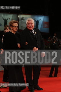70th Venice International Film Festival - Venice September  05, 2013 - Red Carpet of the movie Walesa - Man of Hopè - Lech Walesa and his wife Danuta Walesa  ©Graziano Arici/Rosebud2