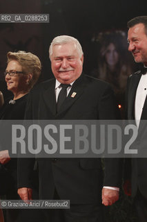 70th Venice International Film Festival - Venice September  05, 2013 - Red Carpet of the movie Walesa - Man of Hopè - Lech Walesa and his wife Danuta Walesa  ©Graziano Arici/Rosebud2