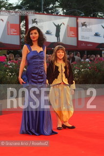 70th Venice International Film Festival - Venice September  06, 2013 - Red Carpet Les Terrasses - Actors Meriem Medjkane and Myriam Ait El Hadj   ©Graziano Arici/Rosebud2