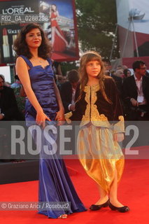 70th Venice International Film Festival - Venice September  06, 2013 - Red Carpet Les Terrasses - Actors Meriem Medjkane and Myriam Ait El Hadj   ©Graziano Arici/Rosebud2