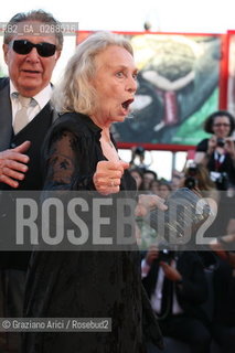 70th Venice International Film Festival - Venice August  29, 2013 - Actress Elena Cotta and her husband Carlo Alighiero attend the Closing Ceremony  ©Graziano Arici/Rosebud2