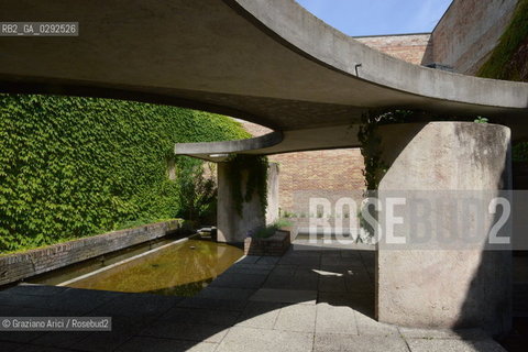 Venice 04 june 2014 14th International Architecture Exhibition Biennale Architettura Gardens of Biennale Giardini Fundamentals : Central Pavillon Element of Architecture Giardino di Carlo Scarpa ©Graziano Arici/Rosebud2