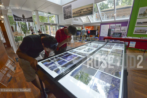 Venice 04 june 2014 14th International Architecture Exhibition Biennale Architettura Gardens of Biennale Giardini Fundamentals : Korea Pavillon : Crowss Eye View: the Korean Peninsula ©Graziano Arici/Rosebud2