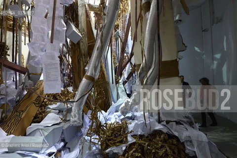 56th International Art Exibition  :  Central Pavillon Artist Thomas Hirschhorn arte artista ©Graziano Arici/Rosebud2