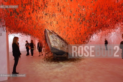 56th International Art Exibition  :  Japan Pavillon Artist  Chiharu Shiota arte artista ©Graziano Arici/Rosebud2