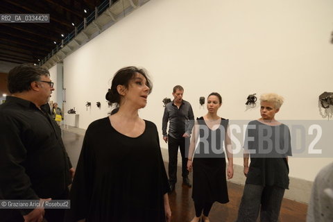 56th International Art Exibition  : Arsenale performance by artist  Oscar Murillo arte artista ©Graziano Arici/Rosebud2