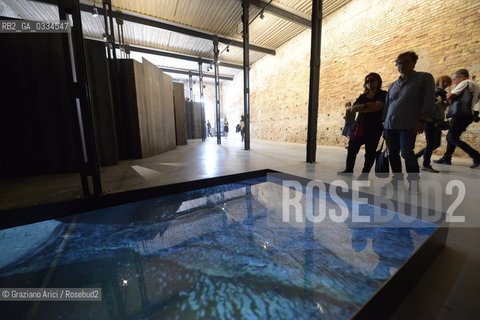 6/05/2015 - 56th International Art Exibition  :  Mexico Pavillion Arsenale   Artist  Tania Candiani, Luis Felipe Ortega  arte artista ©Graziano Arici/Rosebud2