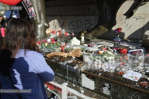 Paris 11-13-15 : In Place de la Republique against the slaughter by the terroris ©Graziano Arici/Rosebud2