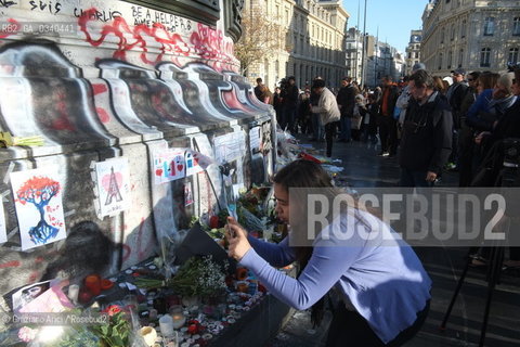 Paris 11-13-15 : In Place de la Republique against the slaughter by the terroris ©Graziano Arici/Rosebud2