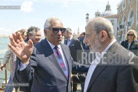 Venice Biennale Architettura 2016 Architecture Biennale 2016 Portugal Pavillon archtect Alvaro Siza and the First Minister Antonio Costa architetto architettura ©Graziano Arici/Rosebud2