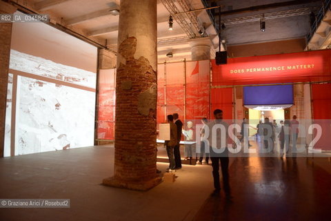 Venice Biennale Architettura 2016 Architecture Biennale 2016 Arsenale Corderie A bridge by Joao Luis Carrilho da Graca  architetto architettura ©Graziano Arici/Rosebud2