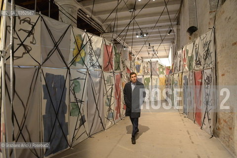 57th International Art Exhibition Arsenale artist Jorgos Sapountzis arte artista ©Graziano Arici/Rosebud2