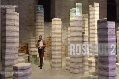 57th International Art Exhibition Arsenale artist Julian Charriere arte artista ©Graziano Arici/Rosebud2