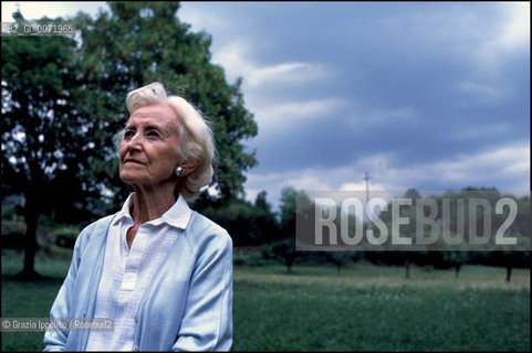 Art critic Mina Gregori, Caravaggios expert in the country house near Bergamo ©Grazia Ippolito/Rosebud2