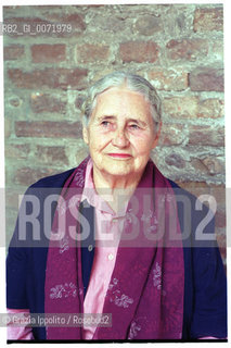 Writer Doris Lessing, Nobel Prize in Mantova ©Grazia Ippolito/Rosebud2