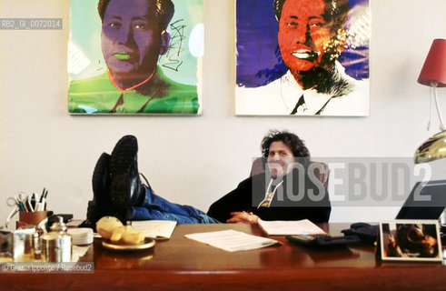 Business man Renzo Rosso, Diesel, in his studio in Molvena ©Grazia Ippolito/Rosebud2