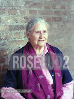 Writer Doris Lessing, Nobel Prize in Mantua ©Grazia Ippolito/Rosebud2