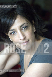 Film director Najwa Najjar in her house in Ramallah, Palestine, Israel ©Grazia Ippolito/Rosebud2