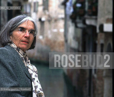 German thriller writer Donna Leon in Venice ©Grazia Ippolito/Rosebud2