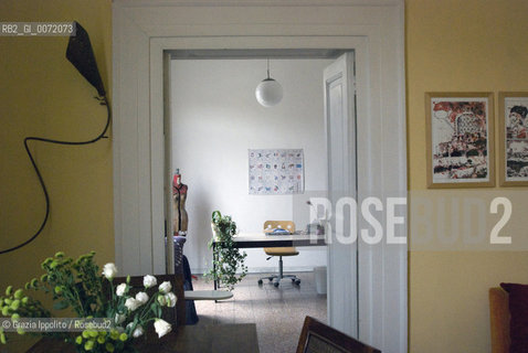 Writer Valeria Parrellas house in Naples,10-2008 ©Grazia Ippolito/Rosebud2